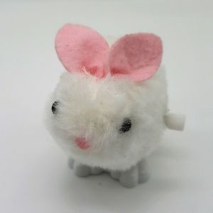 MDI Wind Up Hopping Bunny Pink and White Australia